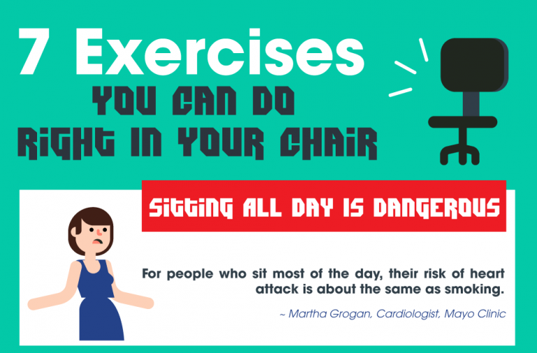 7 Exercises You Can Do Right In Your Chair!
